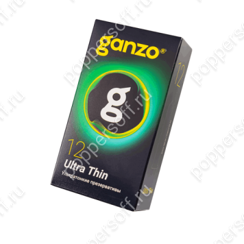 Ультратонкие презервативы Ganzo Ultra thin 12шт
